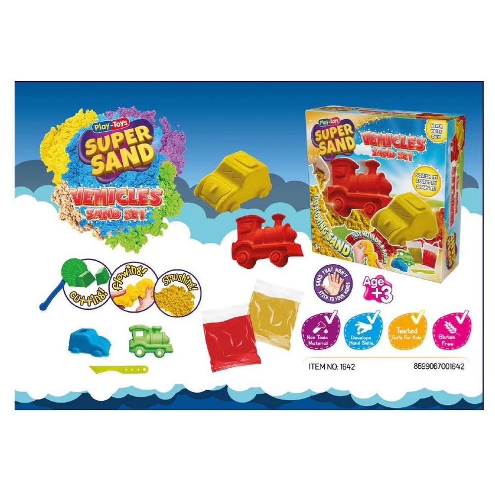 Playtoys - Super Sand Vehicles Sand Set