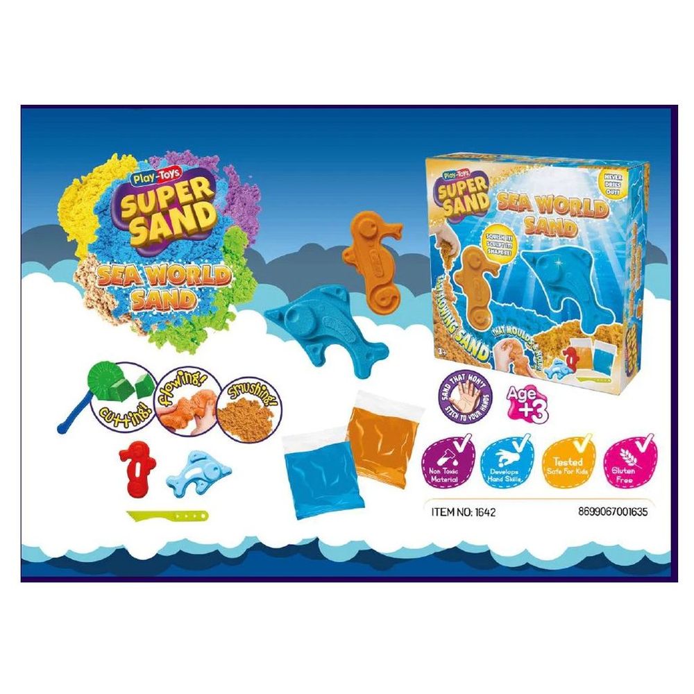 Playtoys - Super Sand Seaworld Sand Kit