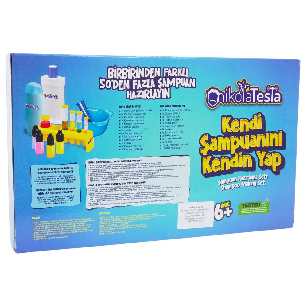 Playtoys - Nikola Tesla Make Your Own Shampoo Making Kit