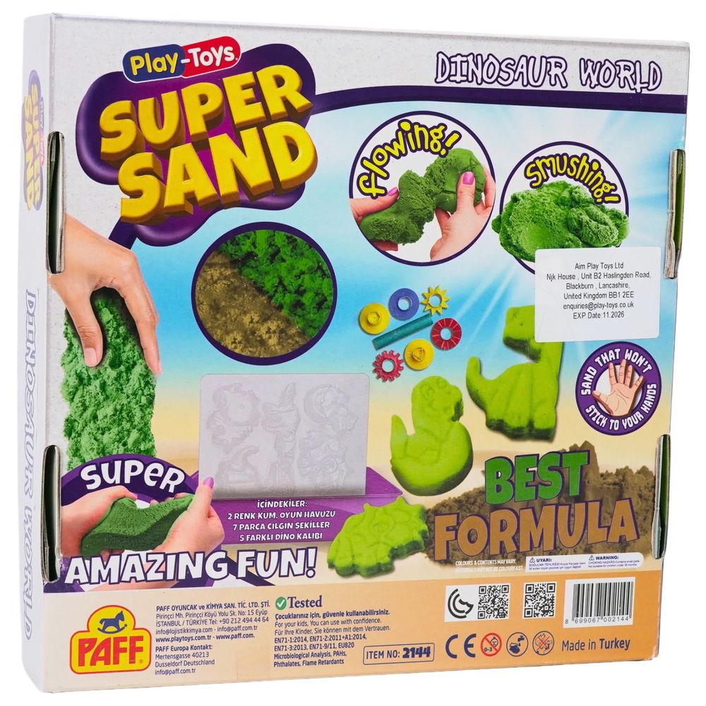 Playtoys - Super Sand Dinosaur World Sand Kit