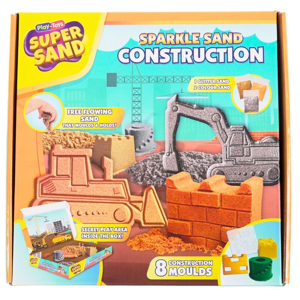 Playtoys - Super Sand Sparkle Sand Construction Set