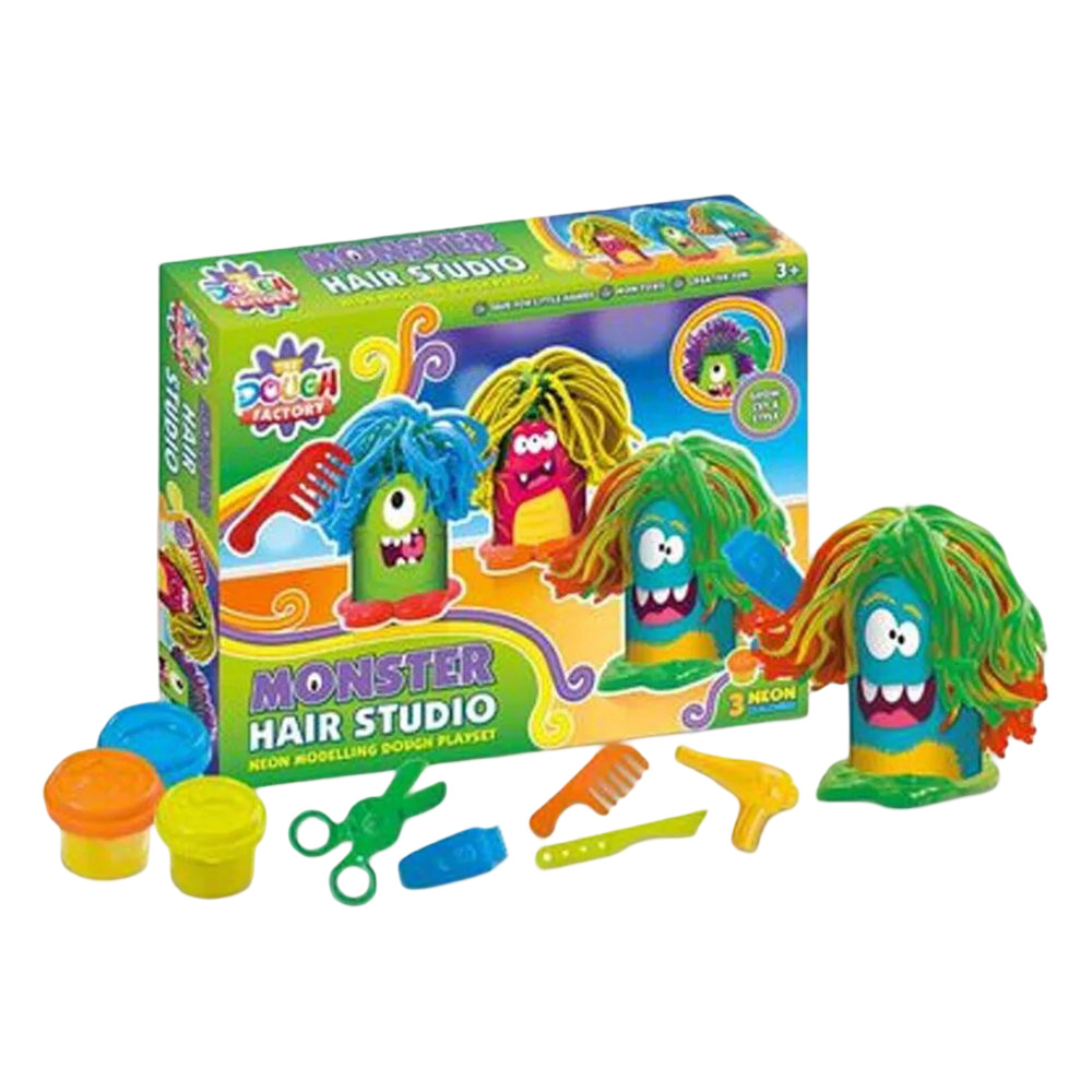 Playtoys - Monster Hair Studio Modelling Dough Play Set