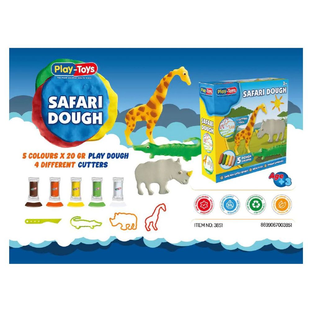 Playtoys - Safari Dough Kit
