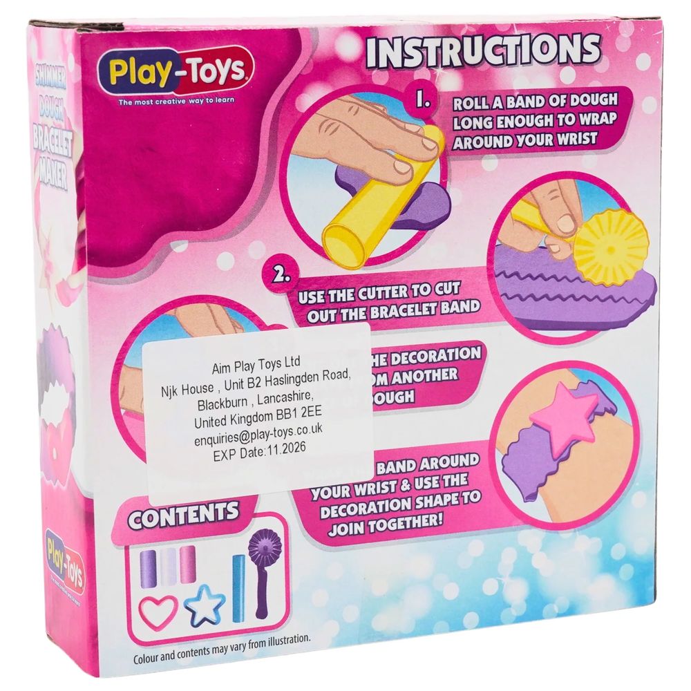 Playtoys - Shimmer Dough Bracelet Maker Kit