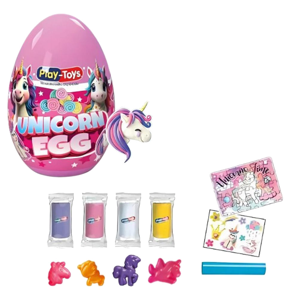 Playtoys - Unicorn Egg Dough Set