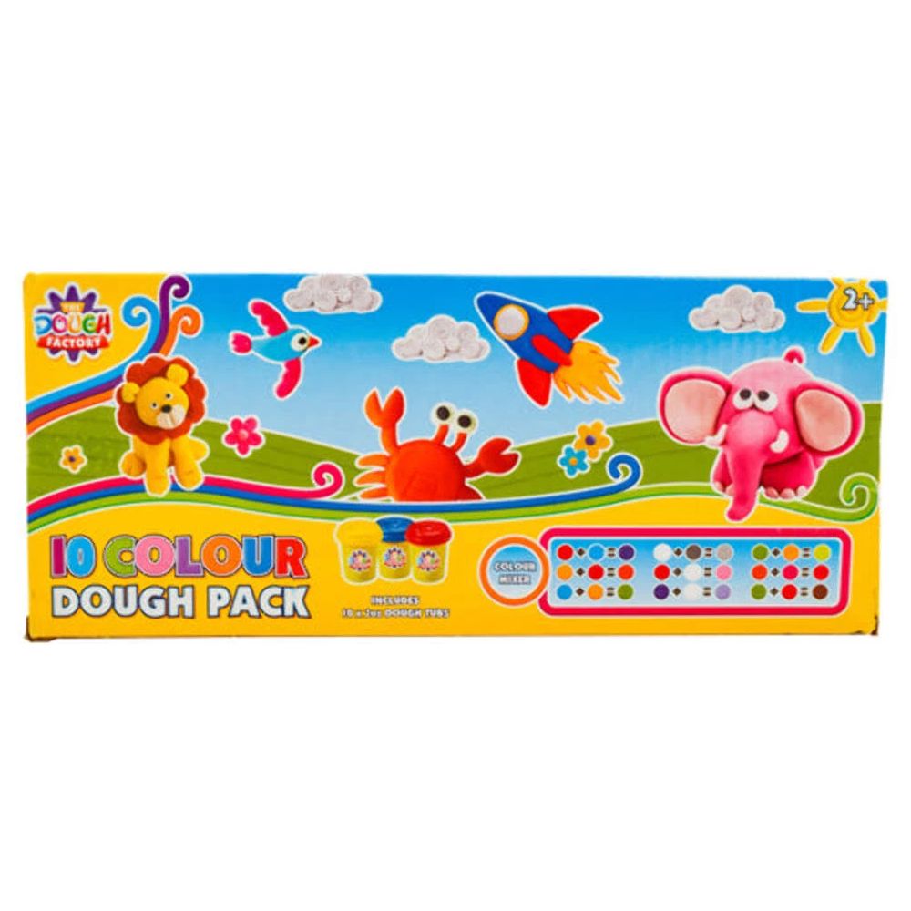 Playtoys - Colour Dough - 30 gm - 10 Pc Set