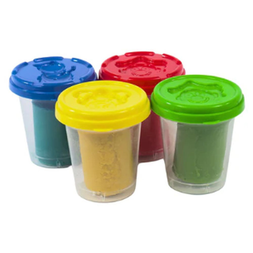 Playtoys - Classic Playdough - 100 gm - 4 Pc Set