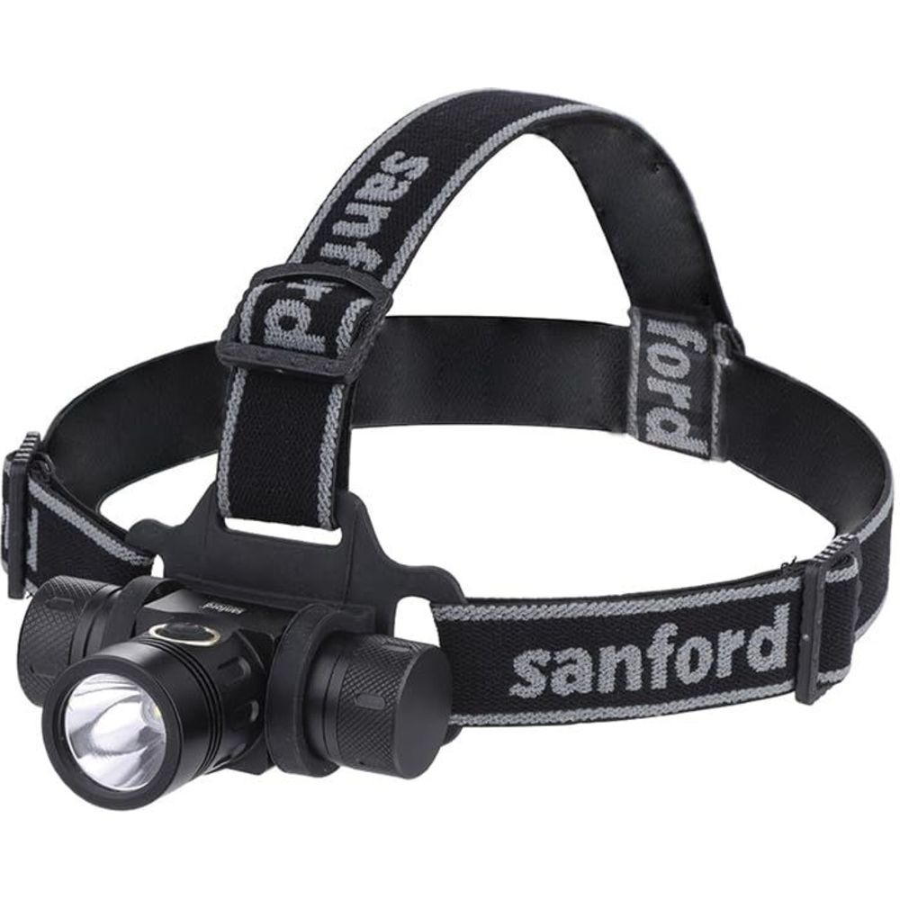Sanford - Rechargeable LED Head Lamp - Black - 10 W