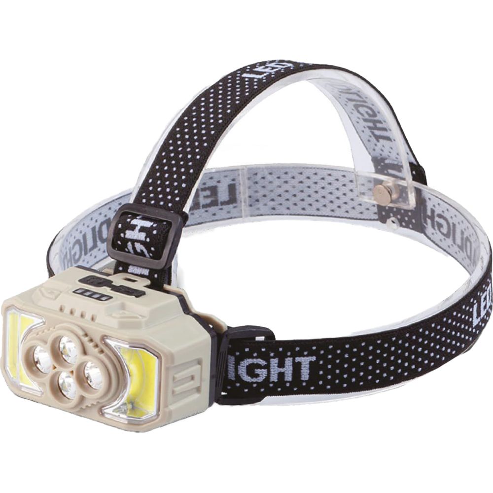 Sanford - Rechargeable LED Head Lamp - Black/Grey - 20 W