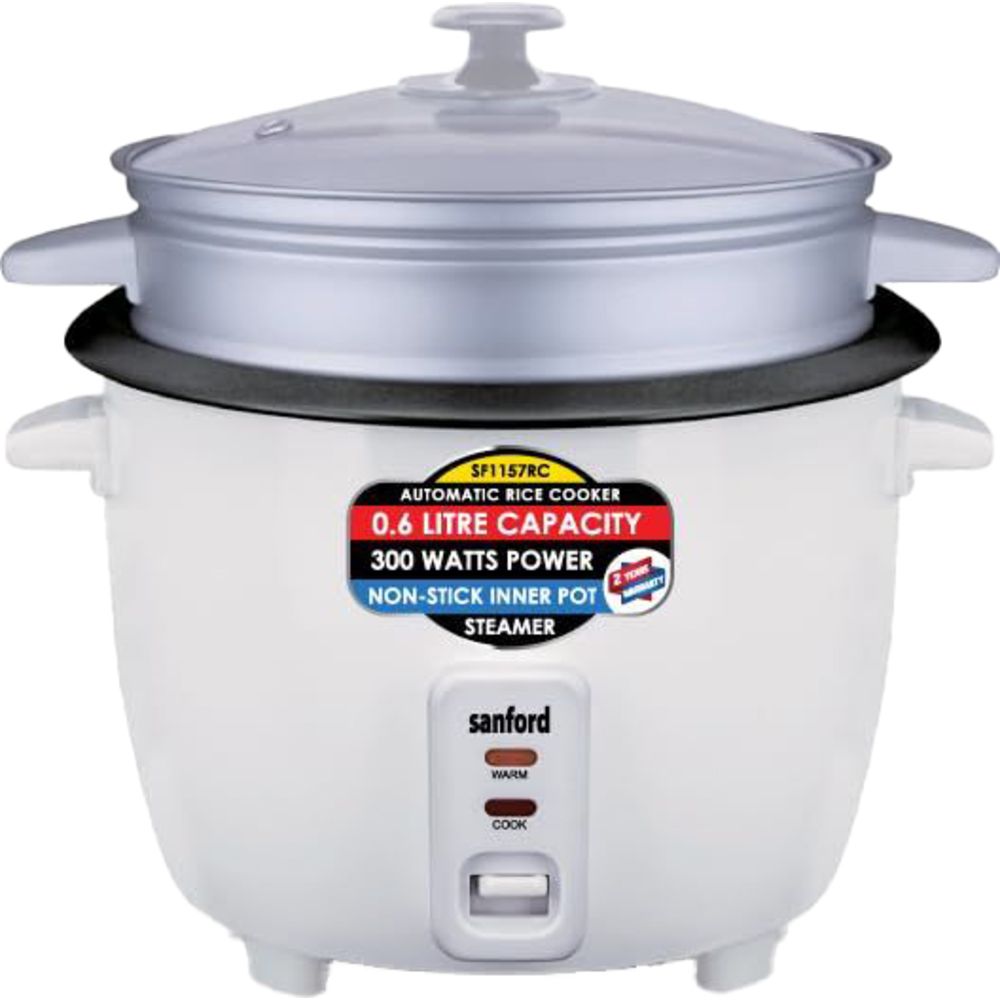 Sanford - Automatic Rice Cooker - White - 600 ml - 300 W