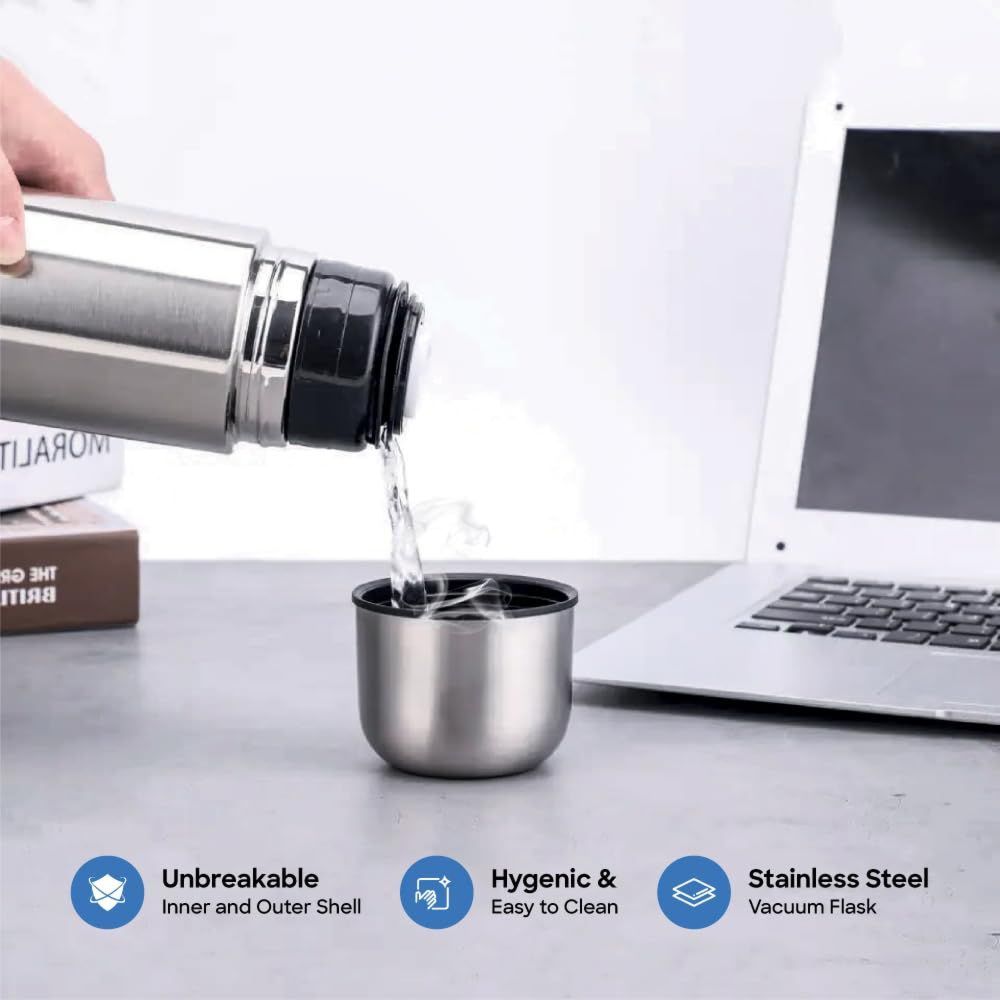 Sanford - Stainless Steel Vacuum Flask - Silver - 500 ml