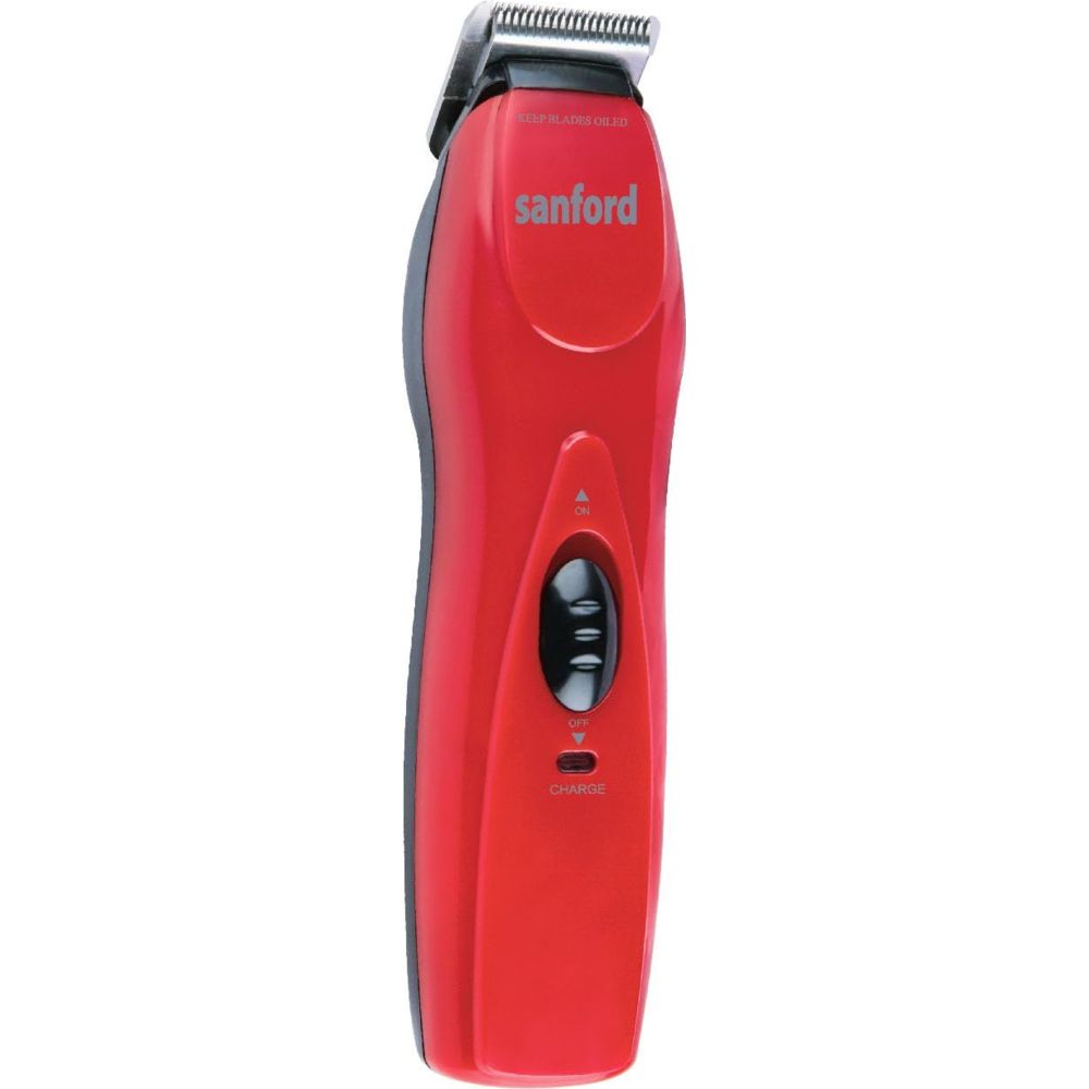 Sanford - Rechargeable Hair Clipper Kit - Red