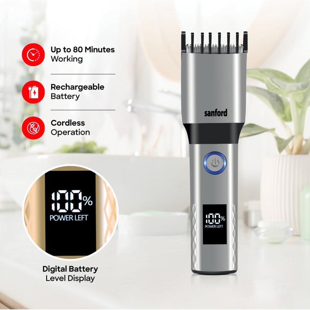Sanford - Rechargeable Cordless Hair Clipper - Gold
