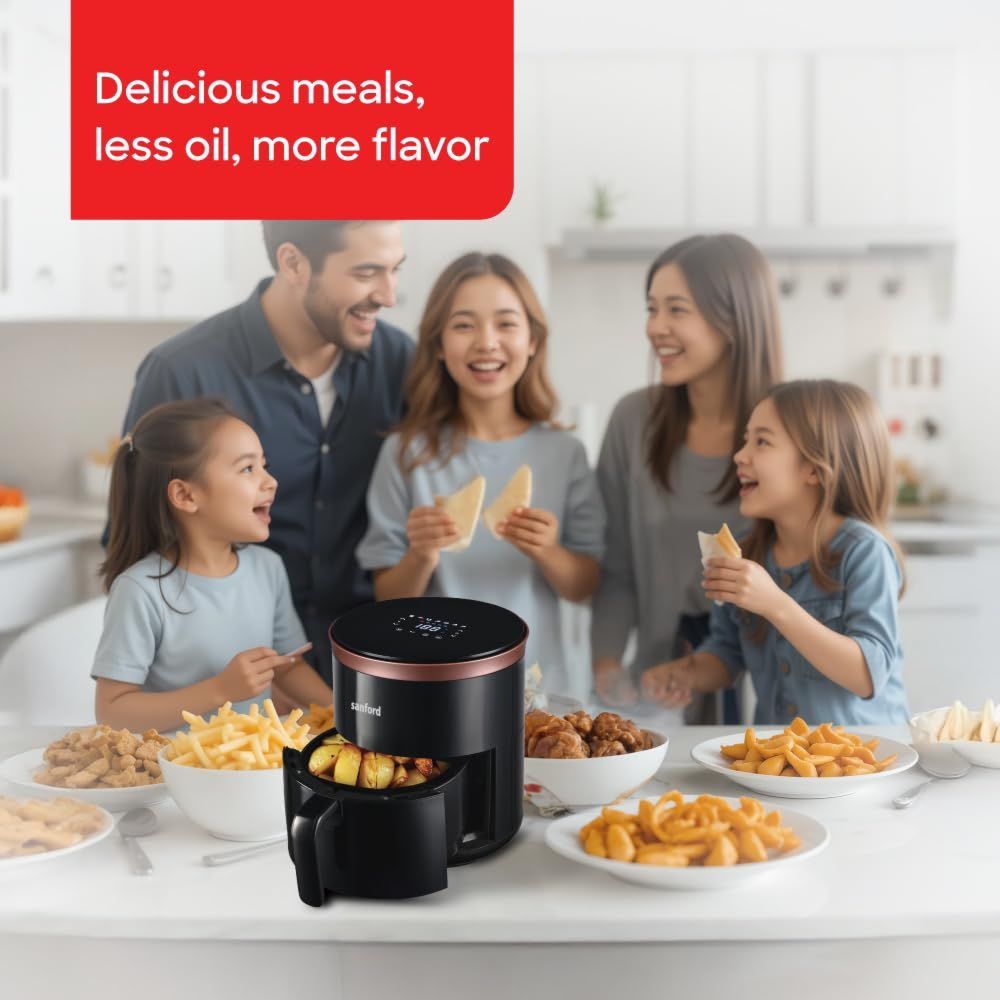 Sanford - Digital Air Fryer - White - 4 L - 1200 W