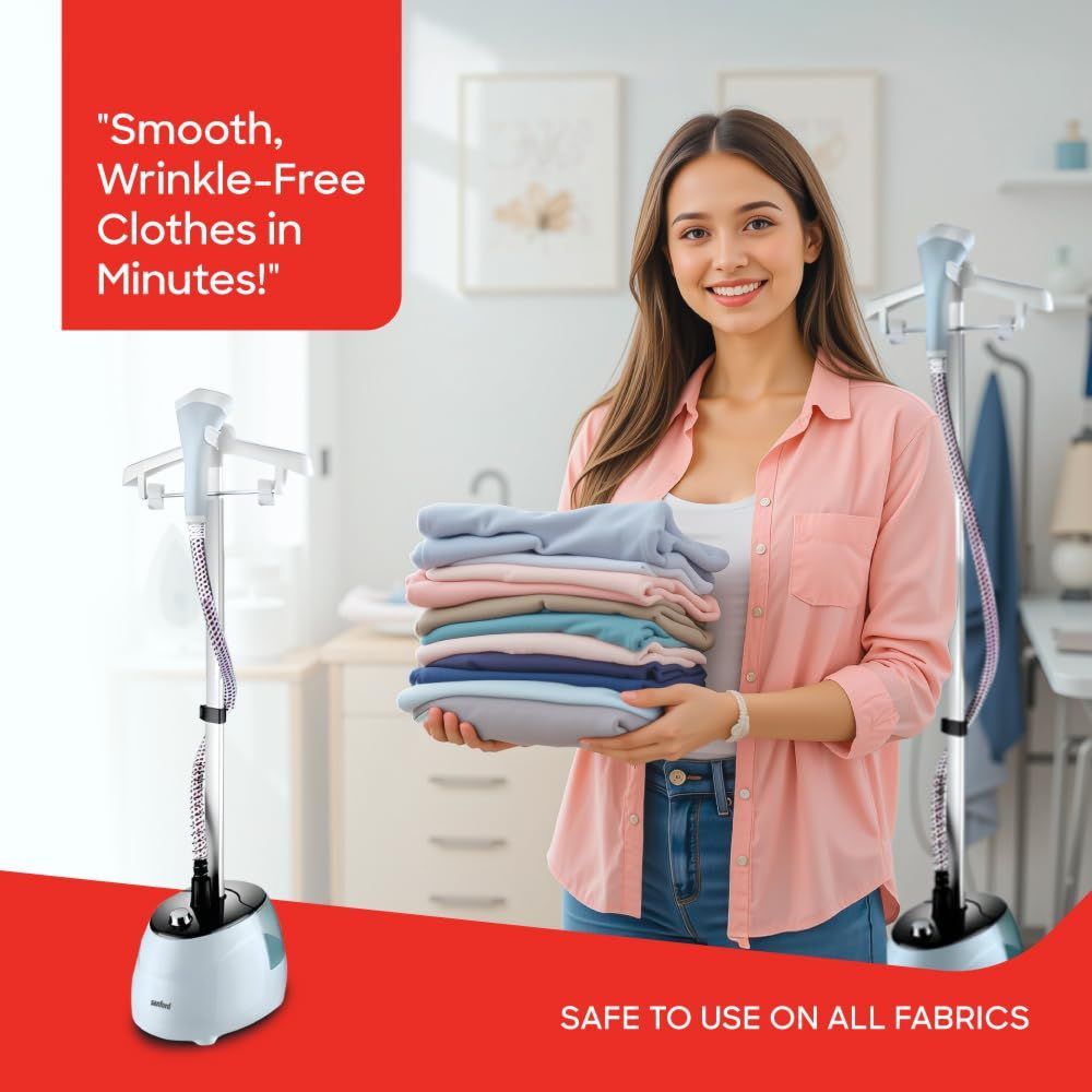 Sanford - Garment Steamer - Red - 1.8 L - 1800 W