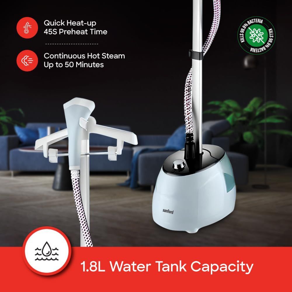Sanford - Garment Steamer - Red - 1.8 L - 1800 W
