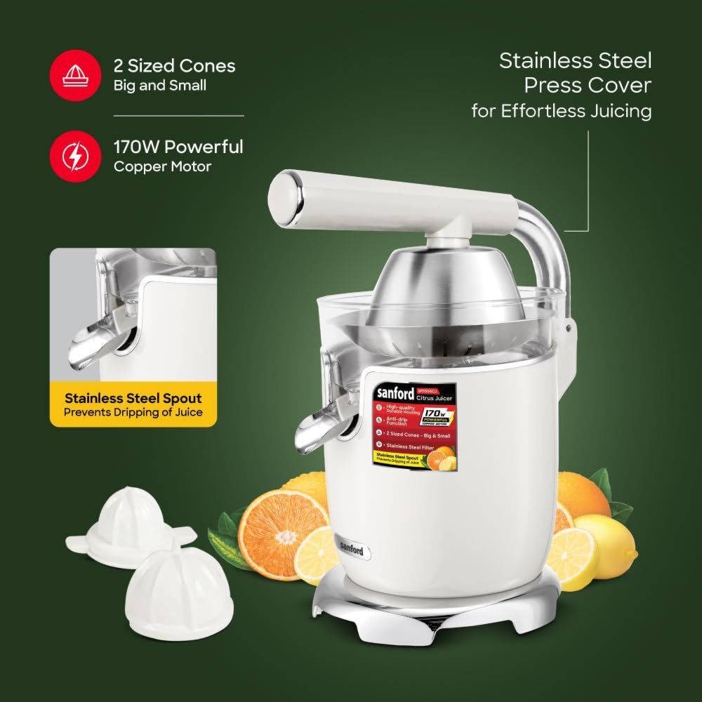 Sanford - Citrus Juicer - White - 170 W