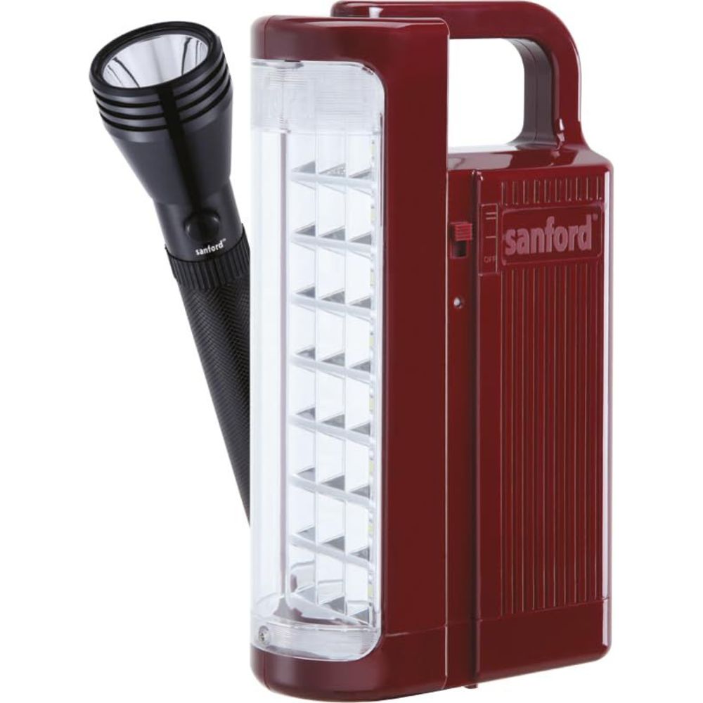 Sanford - LED Emergency Lantern & Searchlight Set - Red/Black
