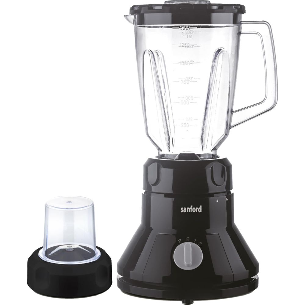 Sanford - 2-In-1 Blender & Mil - Black - 1.5 L - 350 W