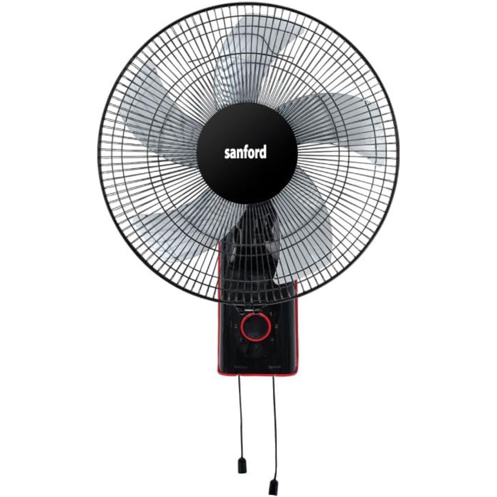 Sanford - Wall Mounted Fan - Black - 60 W - 45 cm