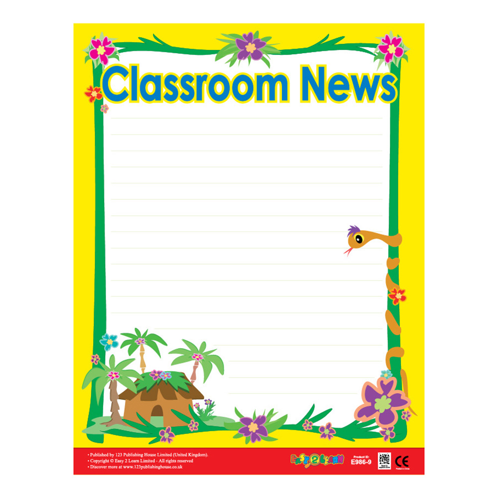 Welcome To Class Educational Wall Charts In English - Pack of 6