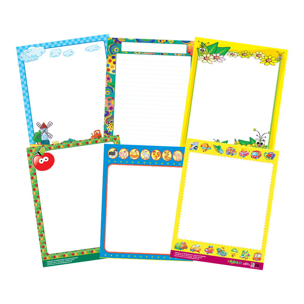 Write-On Charts 2 Educational Wall Charts In English - Pack of 6
