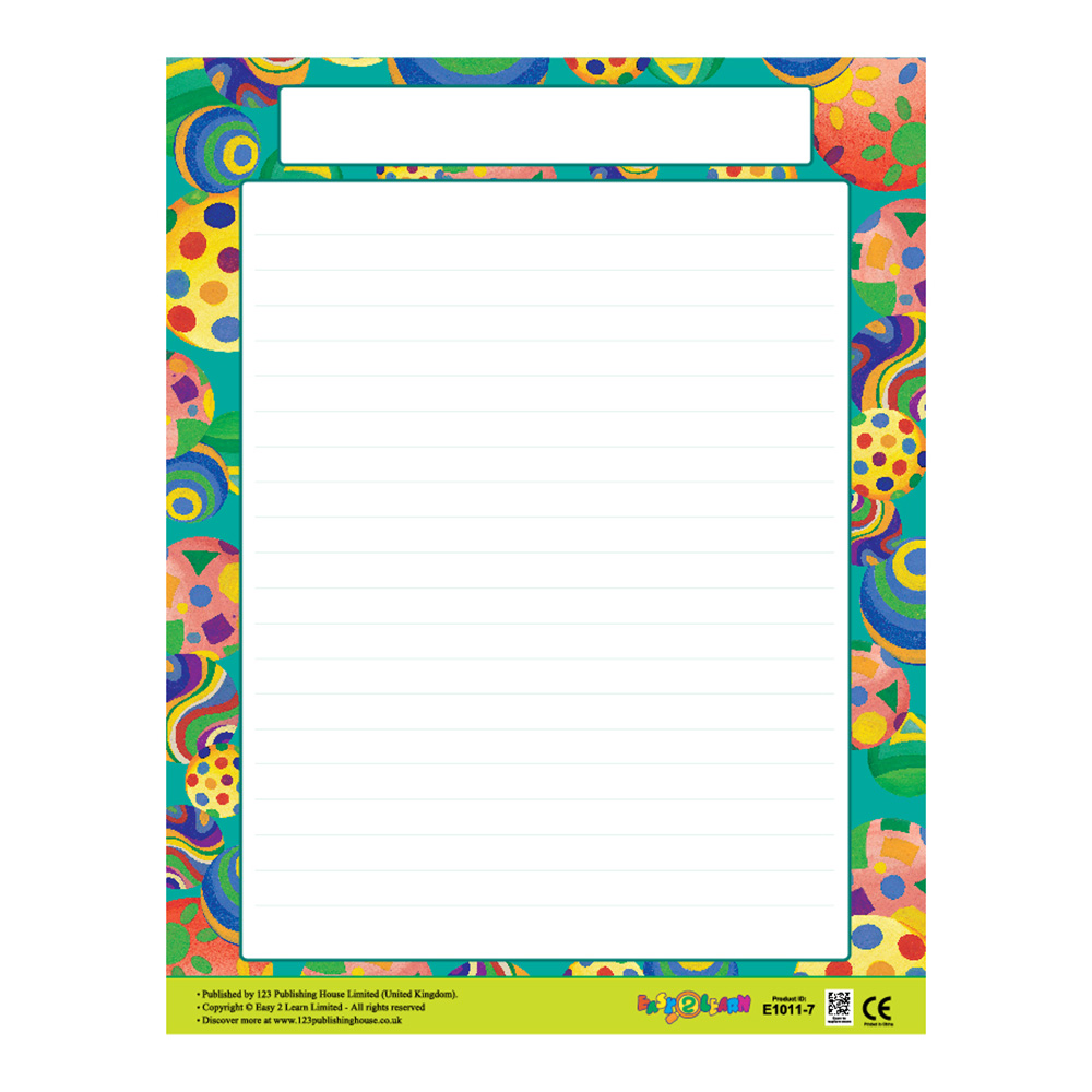Write-On Charts 2 Educational Wall Charts In English - Pack of 6