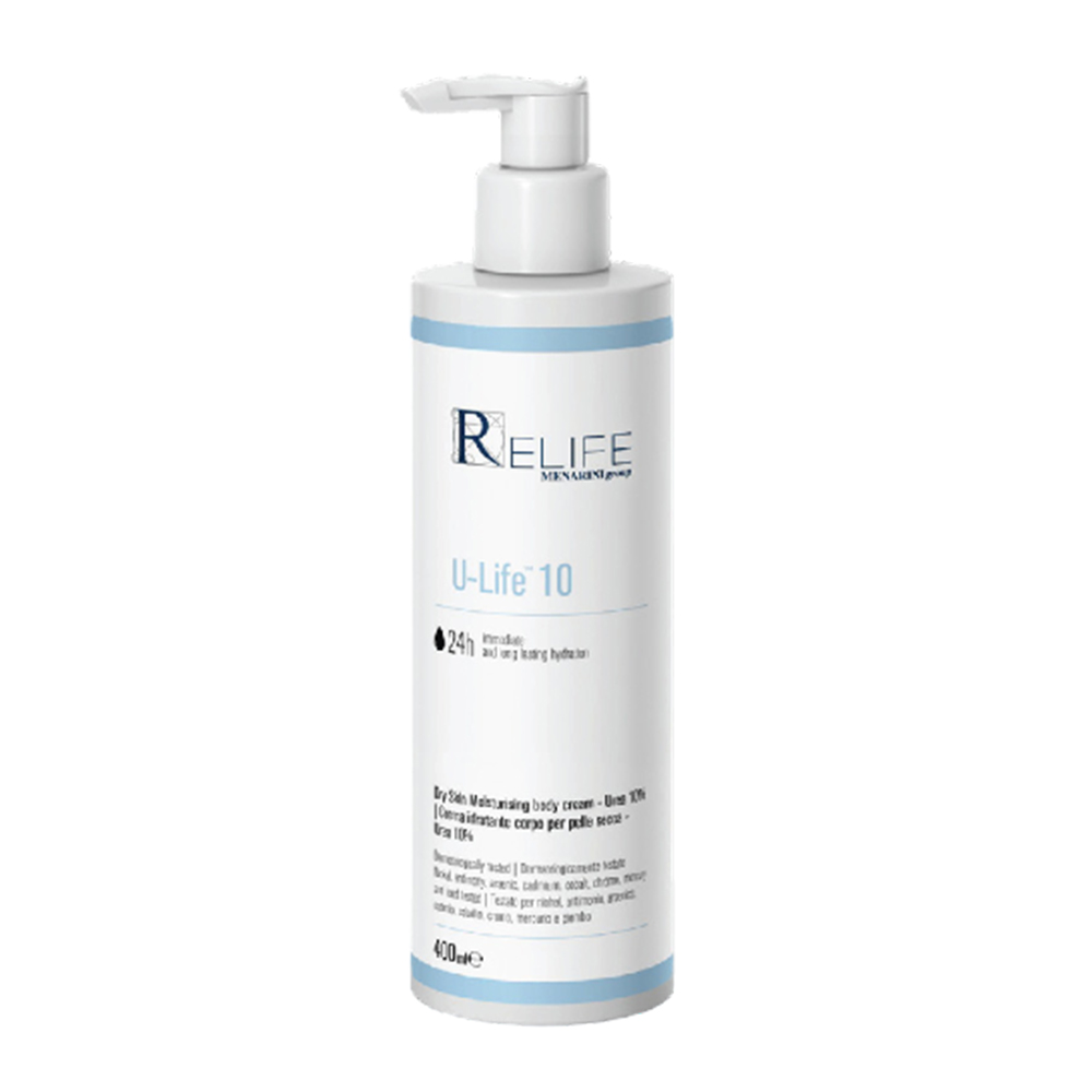 U Life - 10 Moisturising Body Cream For Dry Skin - 400 ml