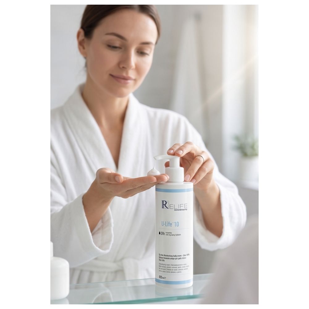 U Life - 10 Moisturising Body Cream For Dry Skin - 400 ml