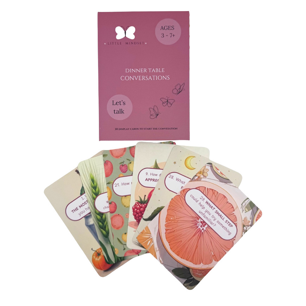 Little Mindset - Dinner Table Conversation Flashcards - 30 Cards