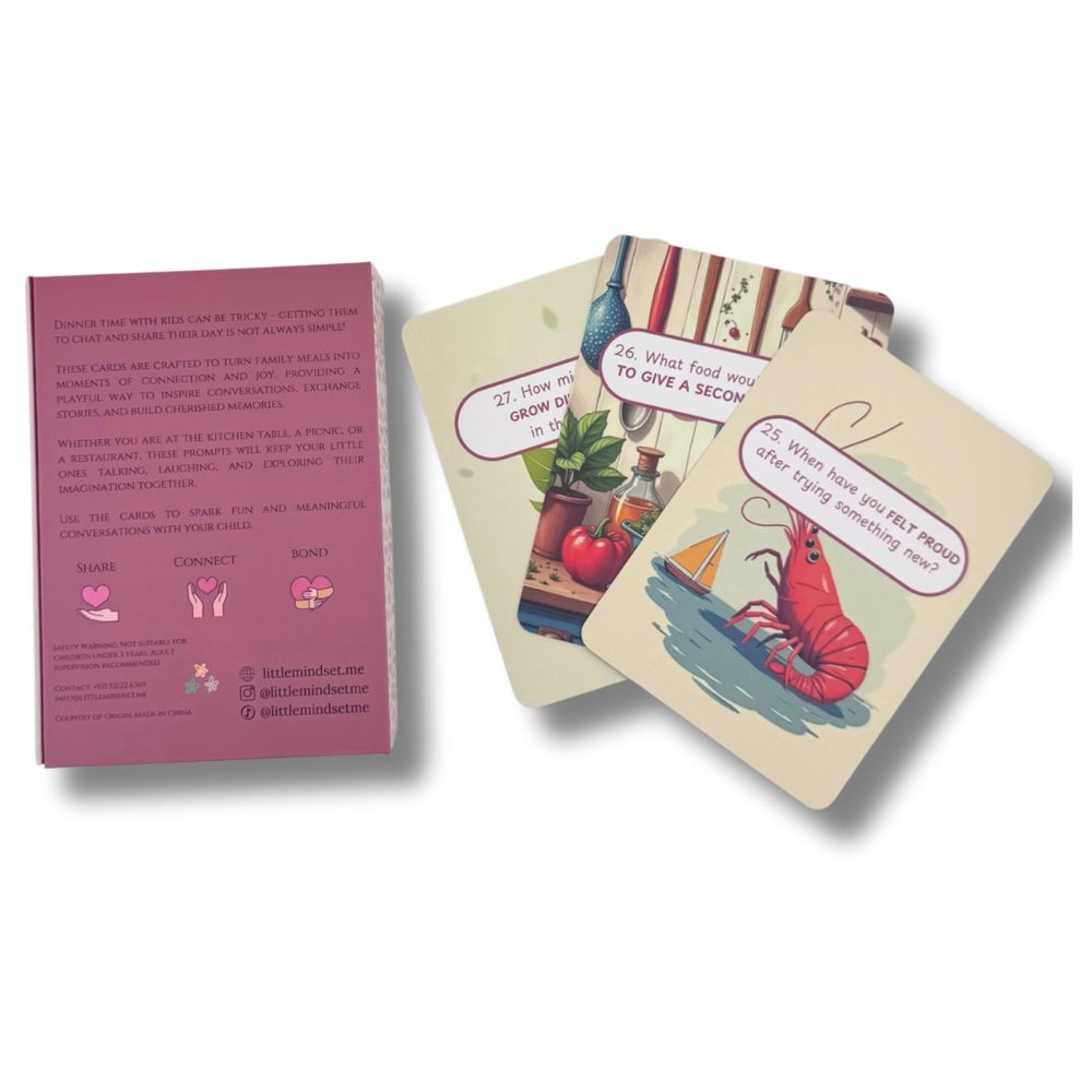 Little Mindset - Dinner Table Conversation Flashcards - 30 Cards
