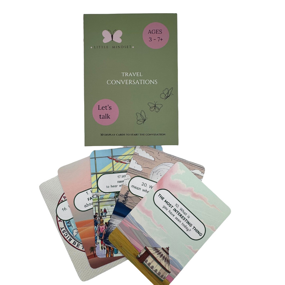 Little Mindset - Travel Conversation Flashcards - 30 Cards