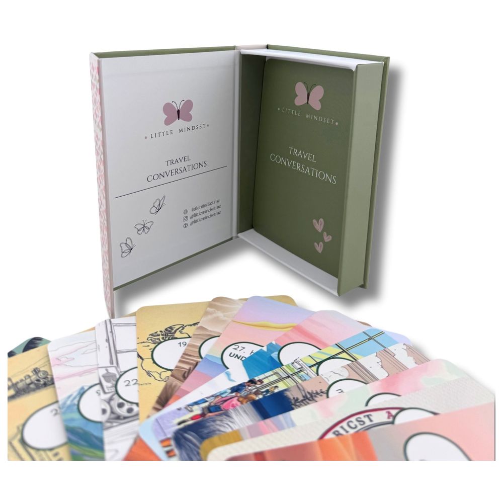 Little Mindset - Travel Conversation Flashcards - 30 Cards