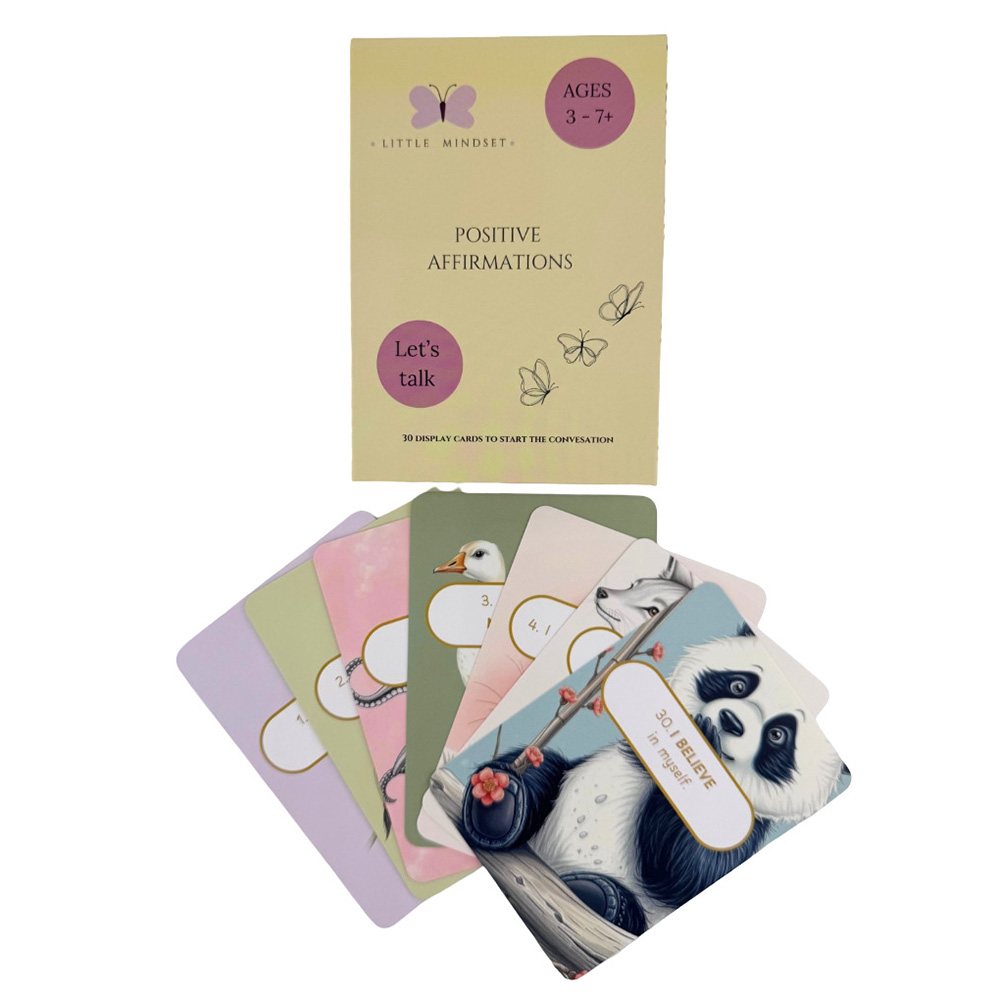 Little Mindset - Positive Affirmation Flashcards - 30 Cards