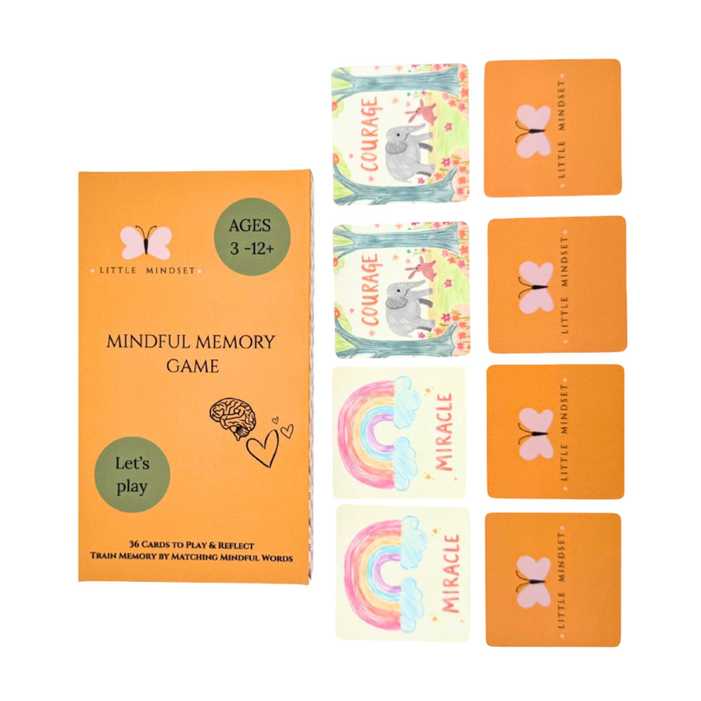 Little Mindset - Mindful Memory Card Game - 36 Cards