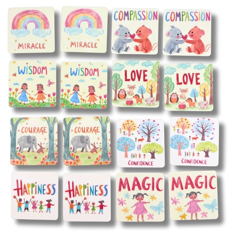 Little Mindset - Mindful Memory Card Game - 36 Cards