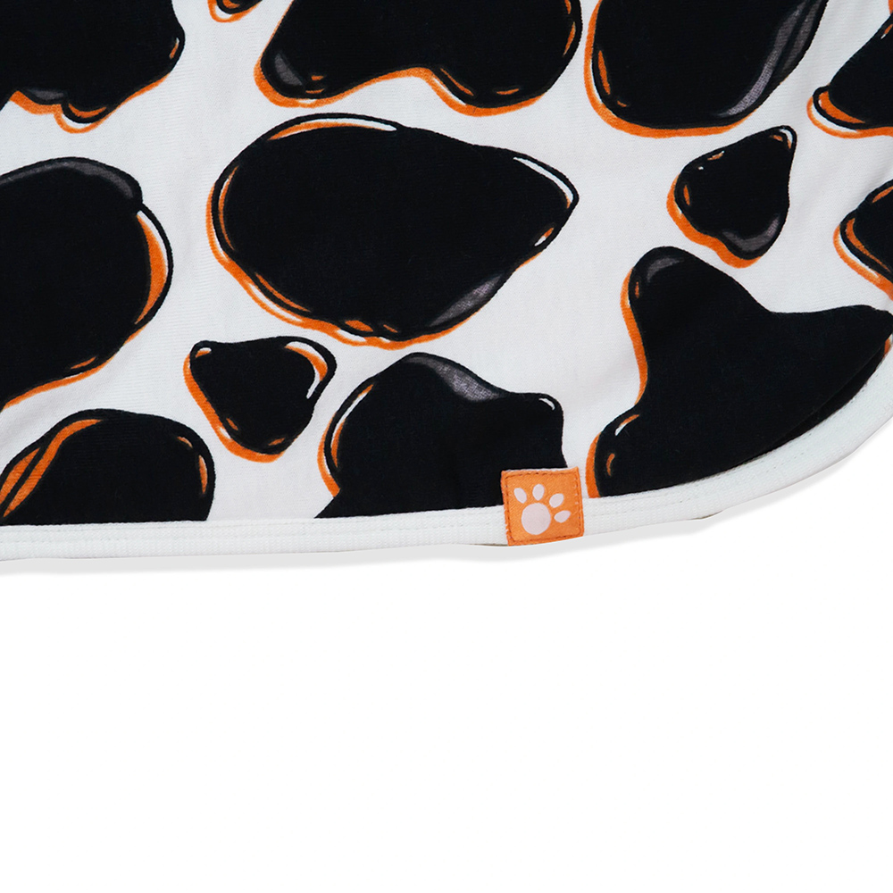 Lucy & Sam - Reversable Baby Blanket - Cow