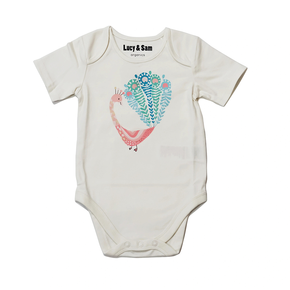 Lucy & Sam Baby Boy's Bold and Beautiful Bodysuit - Blue - 2 Pcs