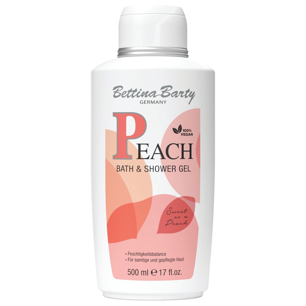 Bettina Barty Peach Bath & Shower Gel - 500 ml
