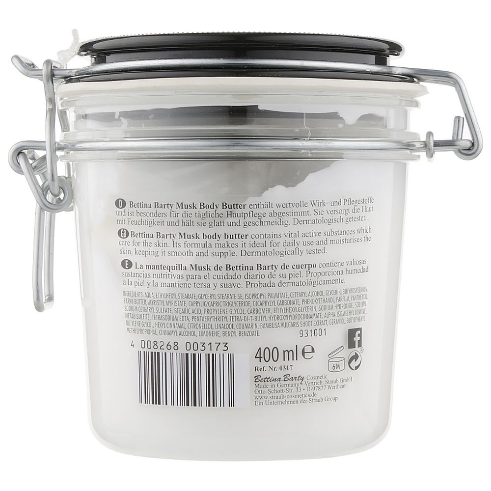Bettina Barty Musk Body Butter - 400 ml
