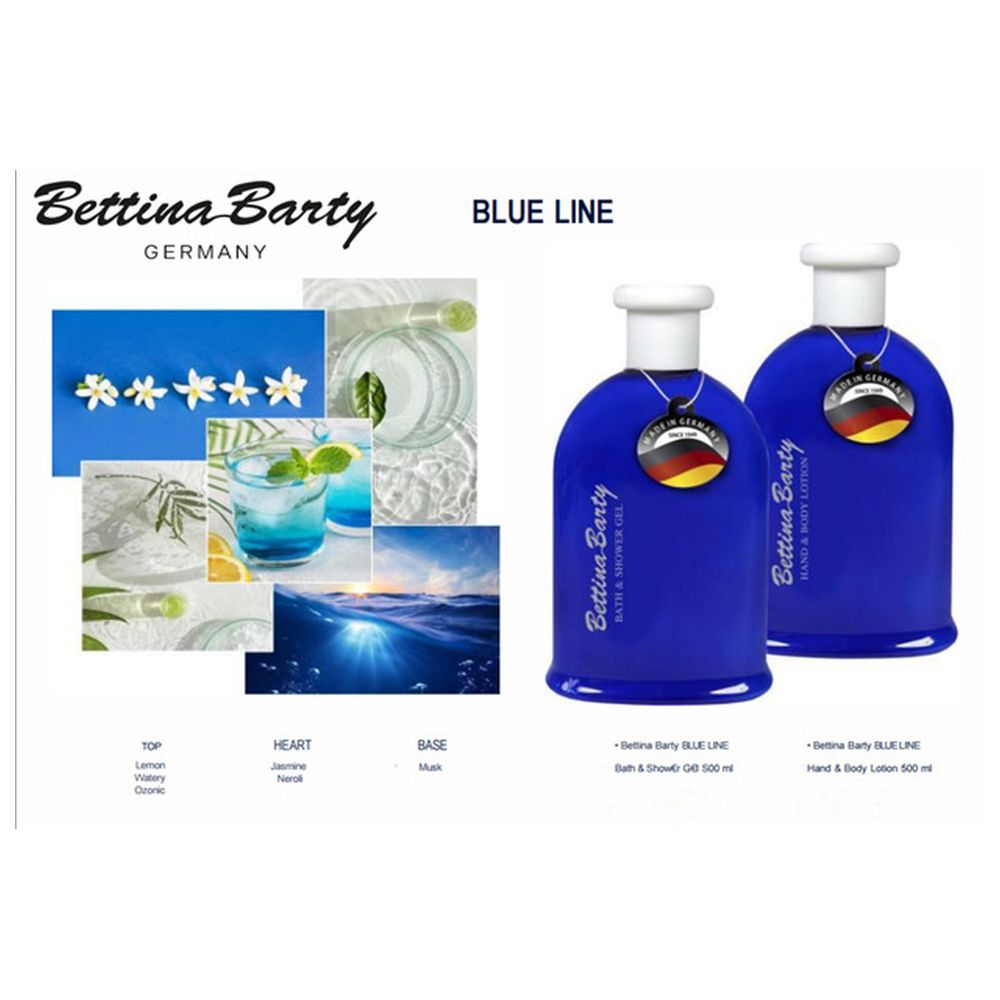 Bettina Barty Blue Hand & Body Lotion - 500 ml