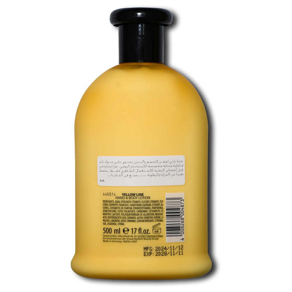 Bettina Barty Yellow Hand & Body Lotion - 500 ml