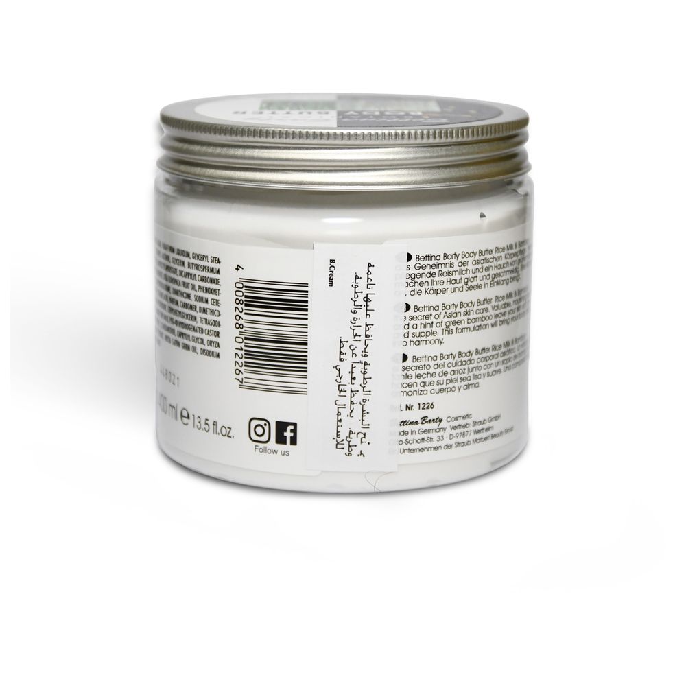 Bettina Barty Rice Milk And Bamboo Body Butter - 400 ml