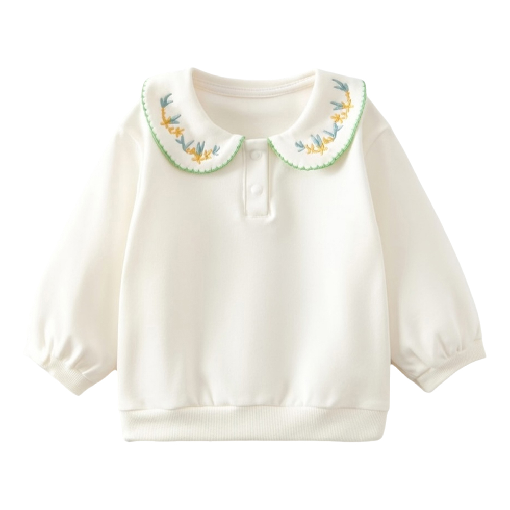 Skyoem Baby Girl's Cotton Floral Top