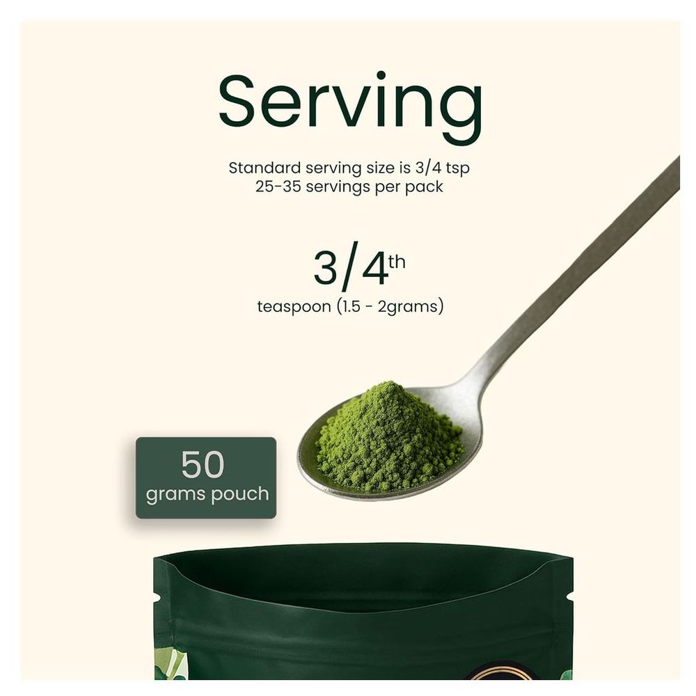 Heapwell Superfoods - Japanese Premium Grade Matcha Green Tea Powder - 50 gm