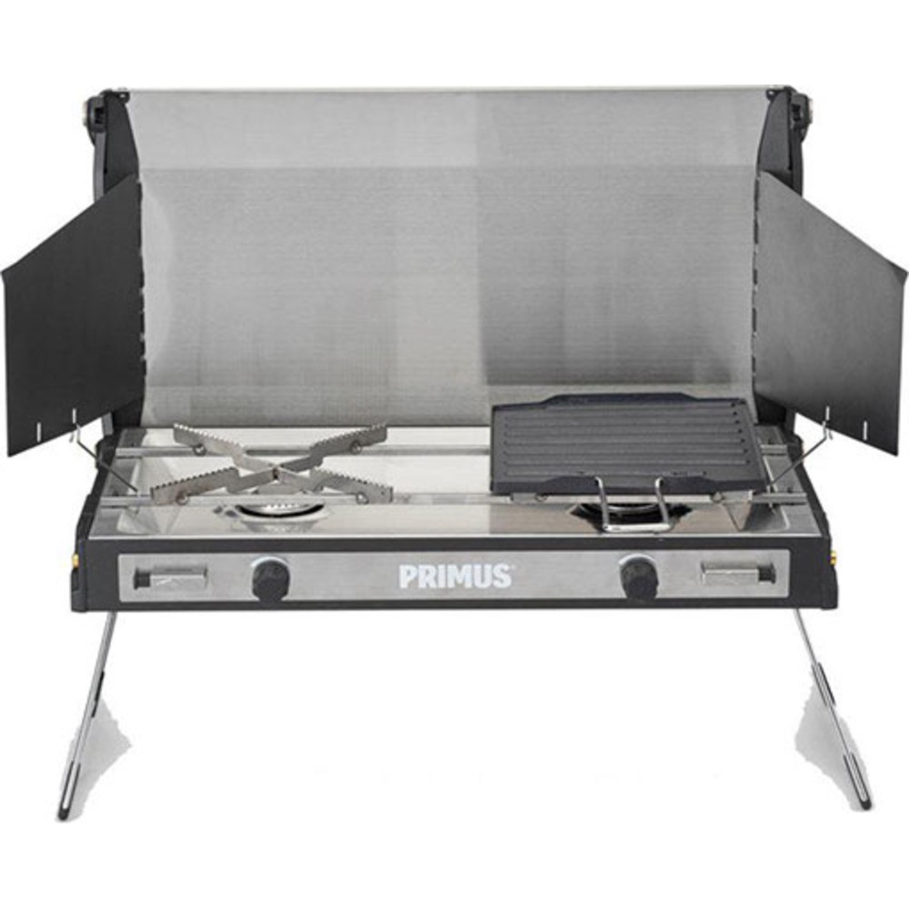 Primus Tupike 2 Burner Camping Stove - Silver