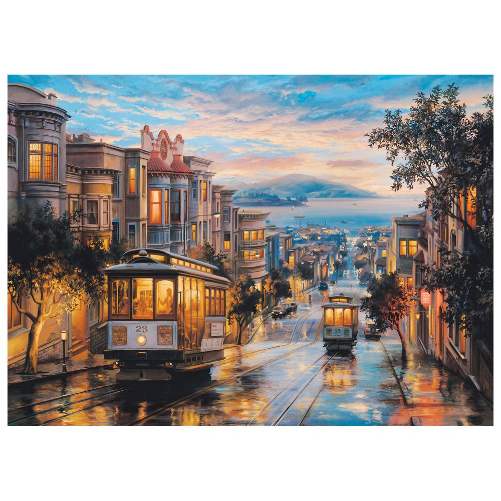 Eurographics Toys - San Francisco Cable Car Heaven Puzzle Set - 1000 Pcs