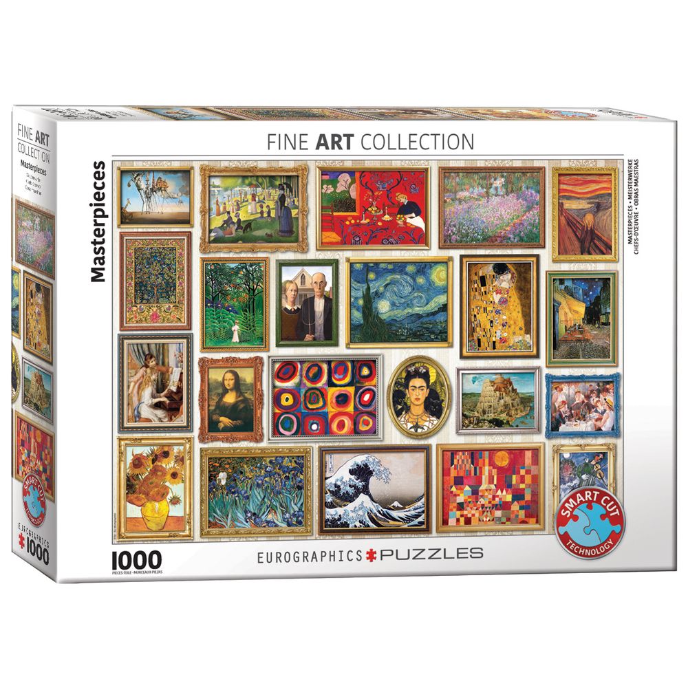Eurographics Toys - Masterpieces Puzzle Set - 1000 Pcs