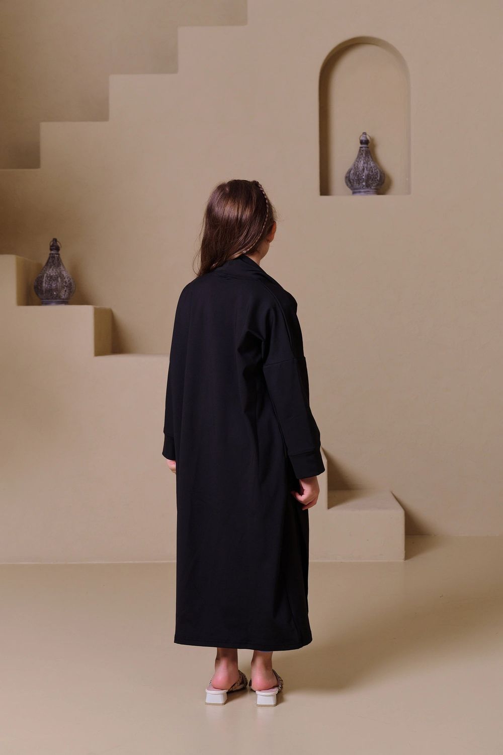 Mulu Classic Kids Abaya - Multicolor