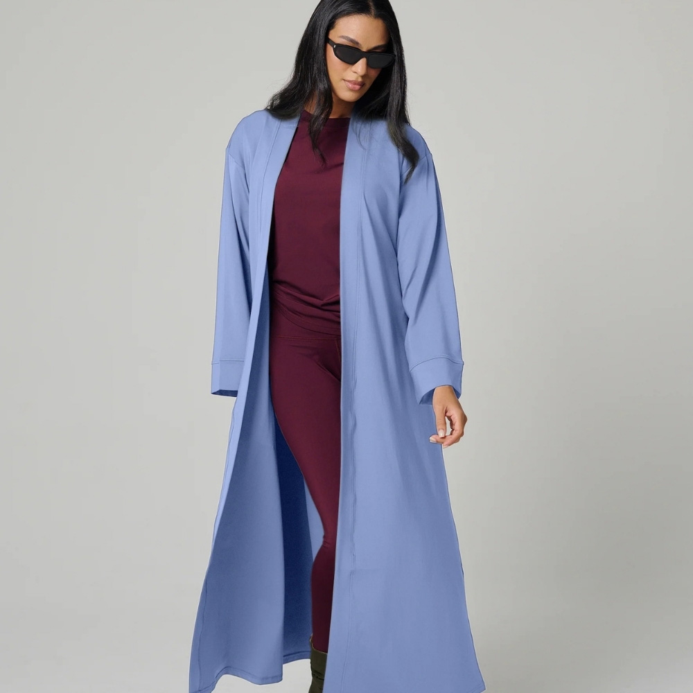 Mulu - Women's Classic Abaya - Light Blue
